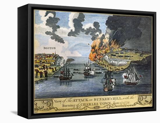 Battle of Bunker Hill, 1775-null-Framed Premier Image Canvas