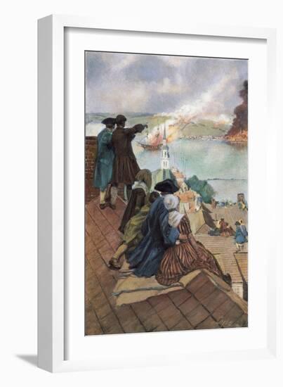 Battle of Bunker Hill, 1775-Howard Pyle-Framed Giclee Print