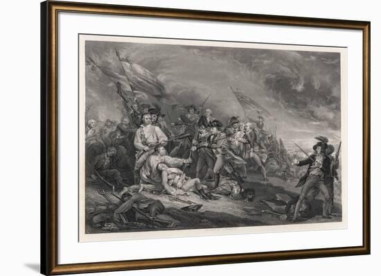 Battle of Bunker Hill-John Trumbull-Framed Photographic Print