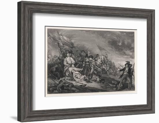 Battle of Bunker Hill-John Trumbull-Framed Photographic Print