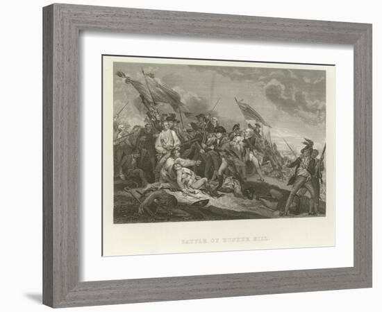 Battle of Bunker Hill-John Trumbull-Framed Giclee Print