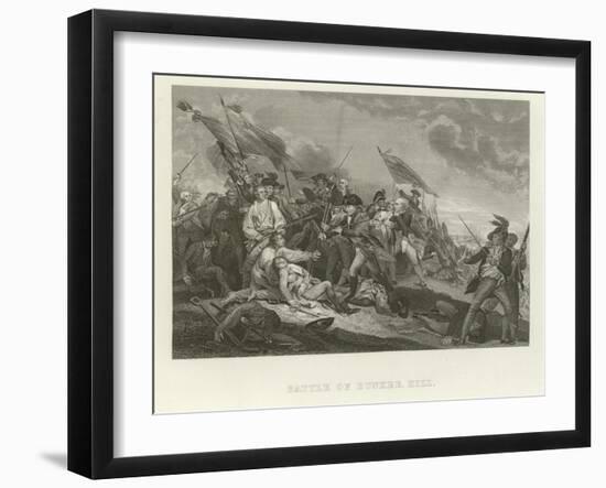 Battle of Bunker Hill-John Trumbull-Framed Giclee Print