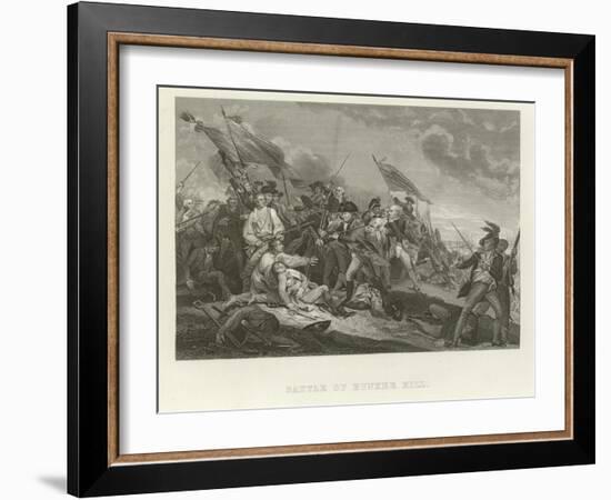 Battle of Bunker Hill-John Trumbull-Framed Giclee Print