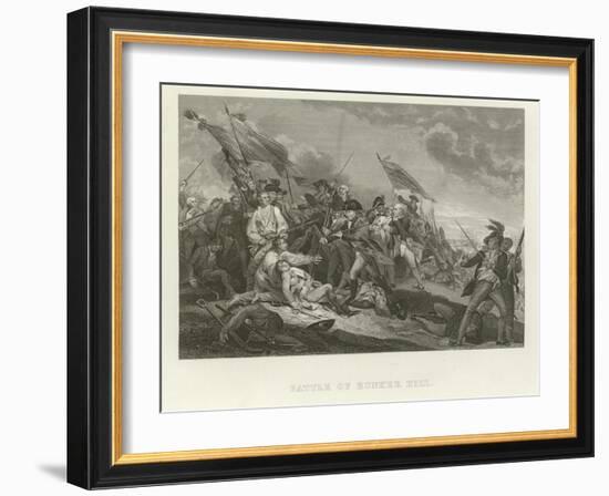 Battle of Bunker Hill-John Trumbull-Framed Giclee Print