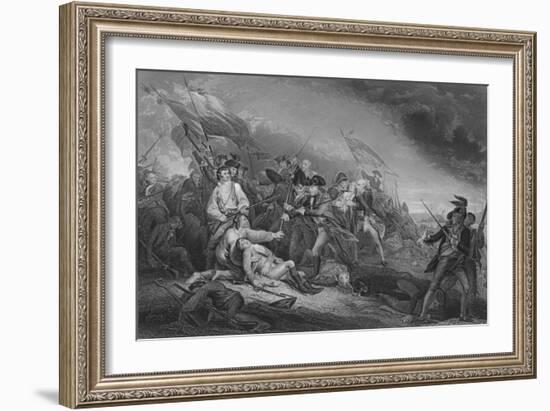 'Battle of Bunkers' Hill', 1859-JC Armytage-Framed Giclee Print