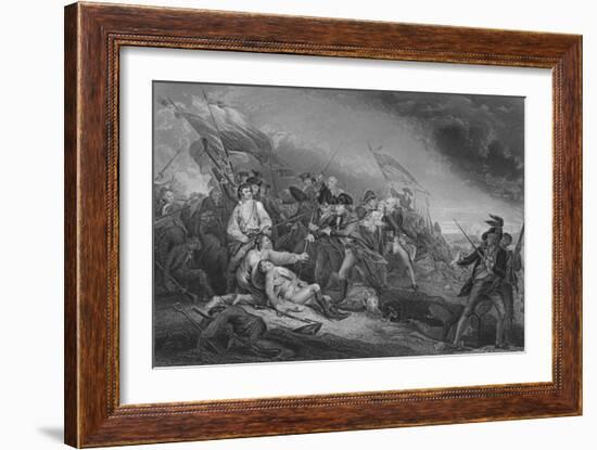 'Battle of Bunkers' Hill', 1859-JC Armytage-Framed Giclee Print