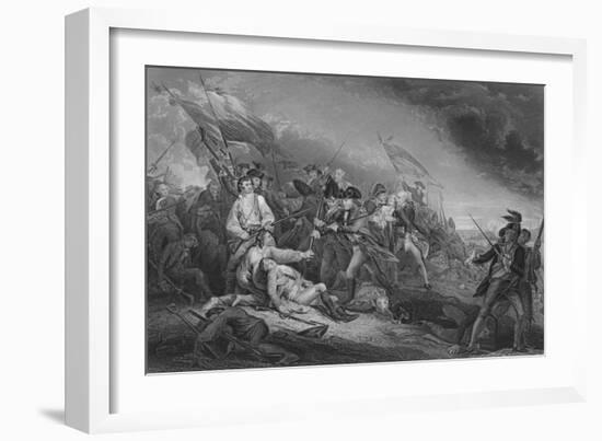 'Battle of Bunkers' Hill', 1859-JC Armytage-Framed Giclee Print