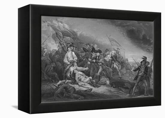 'Battle of Bunkers' Hill', 1859-JC Armytage-Framed Premier Image Canvas