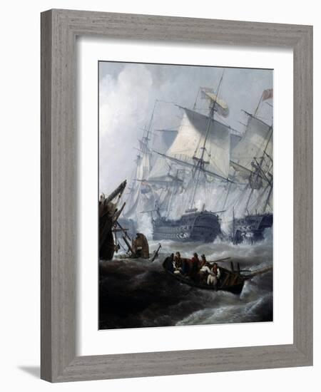 Battle of Camperdown, October 11, 1797-George Chambers-Framed Giclee Print