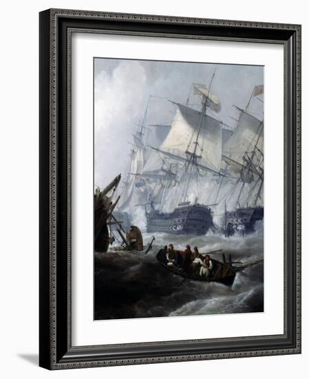 Battle of Camperdown, October 11, 1797-George Chambers-Framed Giclee Print