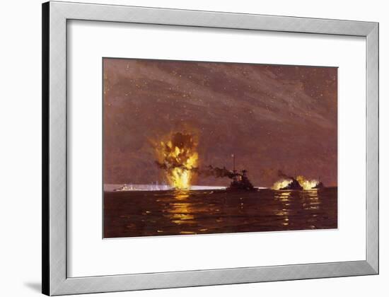 Battle of Cape Matapan, March 28, 1941, World War II, Greece-null-Framed Giclee Print