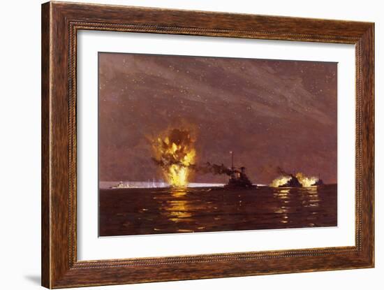 Battle of Cape Matapan, March 28, 1941, World War II, Greece-null-Framed Giclee Print