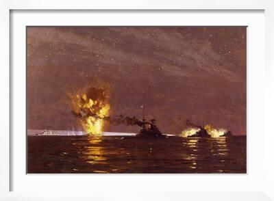 Battle of Cape Matapan, March 28, 1941, World War II, Greece' Giclee Print  | Art.com