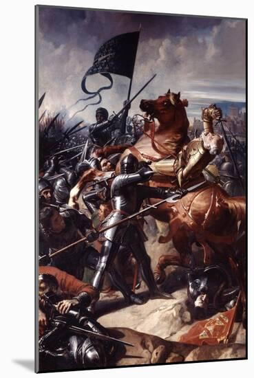 Battle of Castillon, 1453-Charles Philippe Auguste Lariviere-Mounted Giclee Print