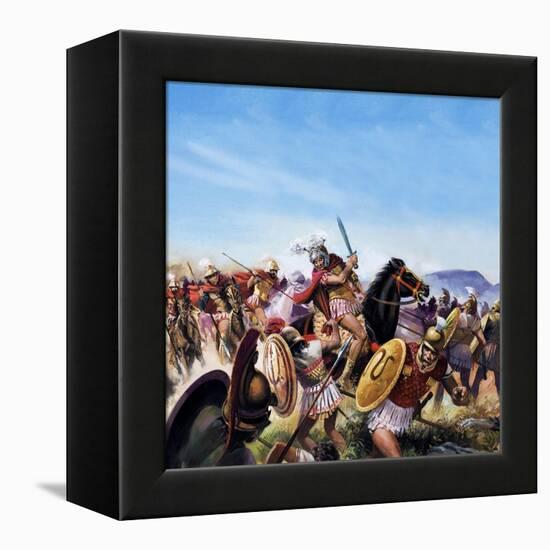 Battle of Cheironeia-Andrew Howat-Framed Premier Image Canvas