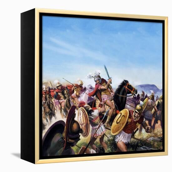Battle of Cheironeia-Andrew Howat-Framed Premier Image Canvas
