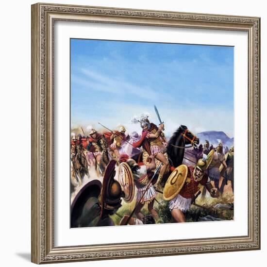 Battle of Cheironeia-Andrew Howat-Framed Giclee Print