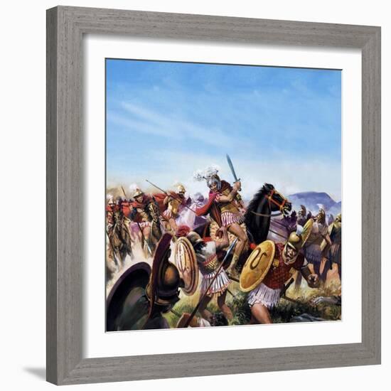 Battle of Cheironeia-Andrew Howat-Framed Giclee Print