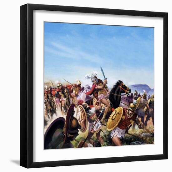 Battle of Cheironeia-Andrew Howat-Framed Giclee Print