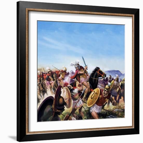 Battle of Cheironeia-Andrew Howat-Framed Giclee Print