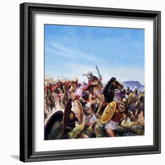 Battle of Cheironeia-Andrew Howat-Framed Giclee Print