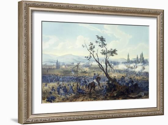 Battle of Churubusco, August 20, 1847-Carl Nebel-Framed Giclee Print