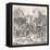 Battle of Crecy 1346-null-Framed Stretched Canvas