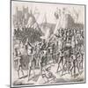 Battle of Crecy 1346-null-Mounted Art Print