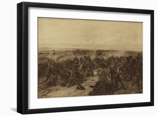 Battle of Crecy, 1346-Henri-Louis Dupray-Framed Premium Giclee Print