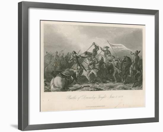 Battle of Drumclog, Fought, June 1, 1679-null-Framed Giclee Print