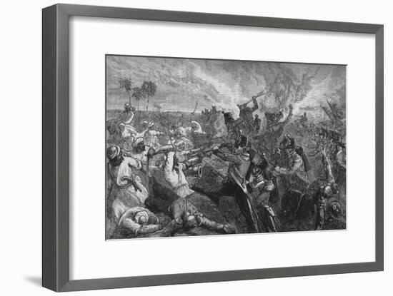 'Battle of Ferozeshah', c1880-Unknown-Framed Giclee Print
