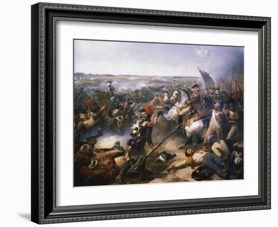 Battle of Fleurus, June 1794-Jean-Baptiste Mauzaisse-Framed Giclee Print