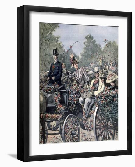 Battle of Flowers Parade, 1891-Henri Meyer-Framed Giclee Print