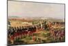 Battle of Fontenoy, 11 May 1745: The French and Allies Confronting Each Other-Felix Philippoteaux-Mounted Giclee Print