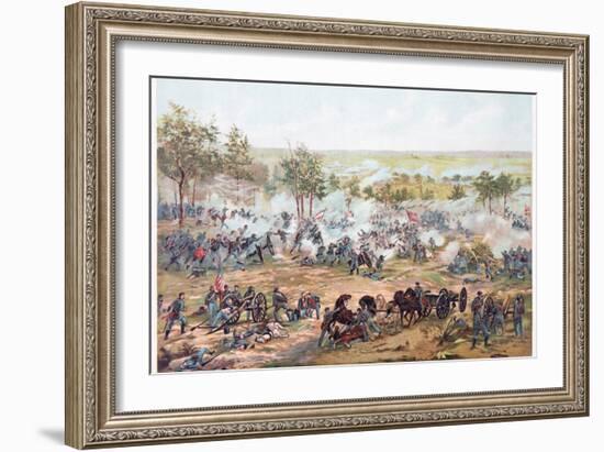 Battle of Gettysburg, 1891-Paul Dominique Philippoteaux-Framed Giclee Print