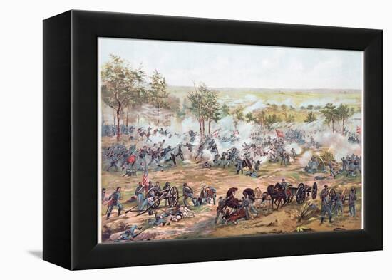 Battle of Gettysburg, 1891-Paul Dominique Philippoteaux-Framed Premier Image Canvas