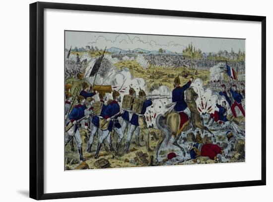 Battle of Gravelotte, August 18, 1870-null-Framed Giclee Print