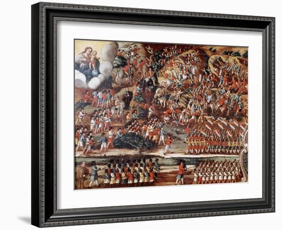 Battle of Guararapes, Brazil, 18 February 1649-null-Framed Giclee Print