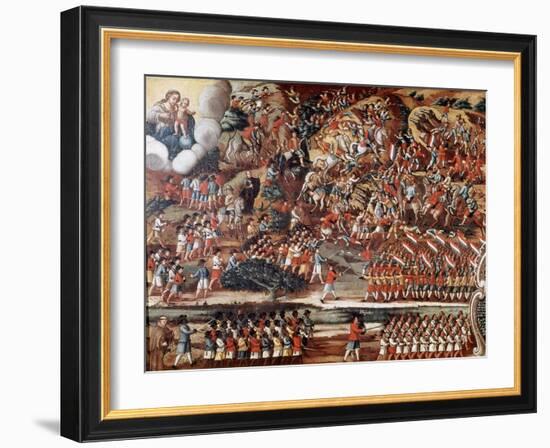 Battle of Guararapes, Brazil, 18 February 1649-null-Framed Giclee Print