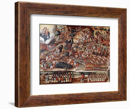 Battle of Guararapes, Brazil, 18 February 1649-null-Framed Giclee Print