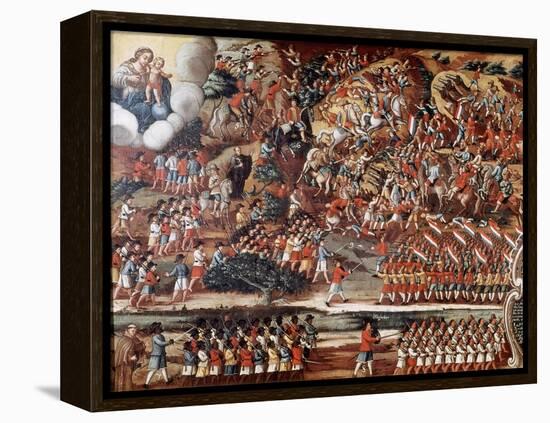 Battle of Guararapes, Brazil, 18 February 1649-null-Framed Premier Image Canvas