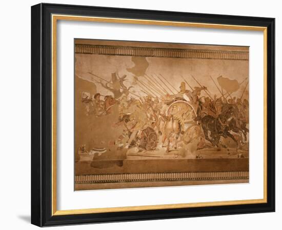 Battle of Issus Between Alexander the Great, 356-323 BC-null-Framed Giclee Print