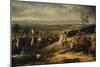 Battle of Jena, October 14Th, 1806. Napoleon before His Troops-Charles Thevenin-Mounted Art Print