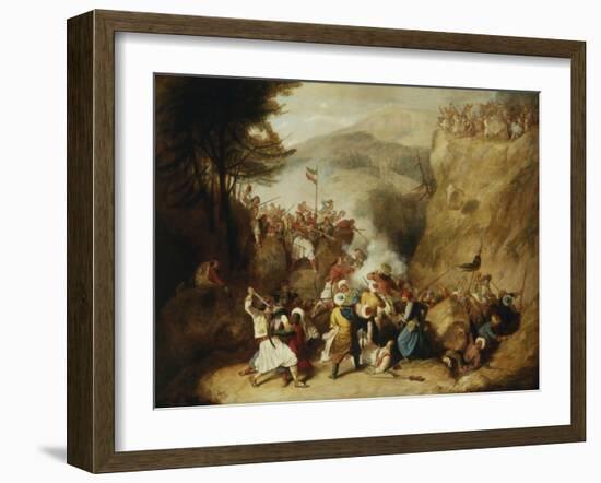 Battle of Klisswa-Denis Dionisius-Framed Giclee Print