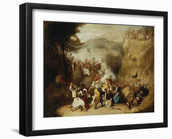 Battle of Klisswa-Denis Dionisius-Framed Giclee Print