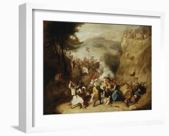 Battle of Klisswa-Denis Dionisius-Framed Giclee Print