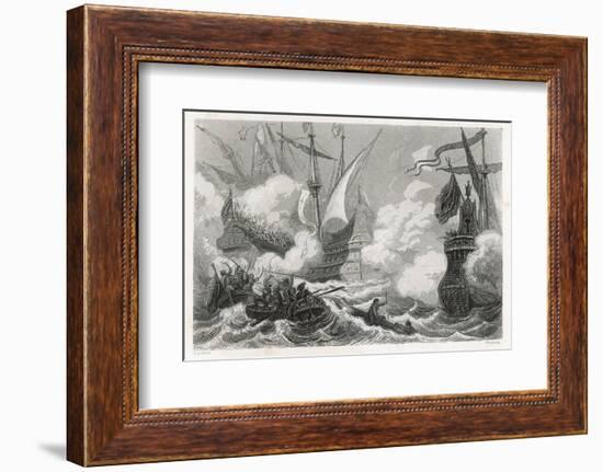 Battle of Lepanto 1571-Gebhardt-Framed Photographic Print