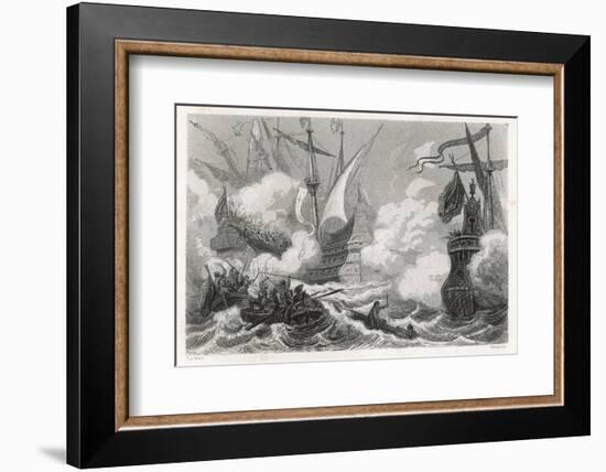 Battle of Lepanto 1571-Gebhardt-Framed Photographic Print