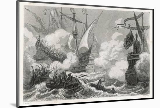 Battle of Lepanto 1571-Gebhardt-Mounted Photographic Print