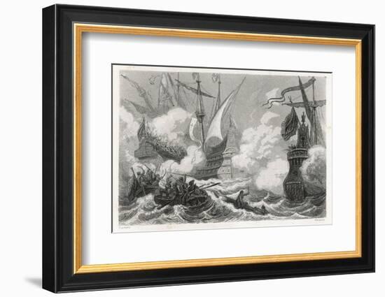 Battle of Lepanto 1571-Gebhardt-Framed Photographic Print